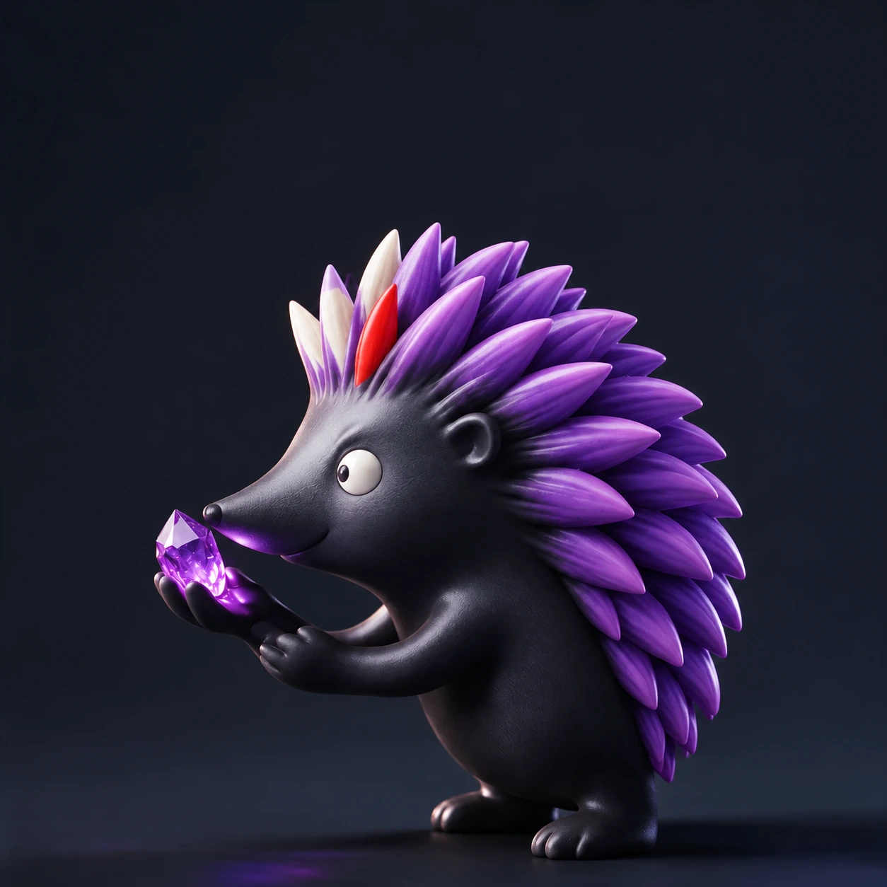 The EZDash hedgehog examining a new possibility